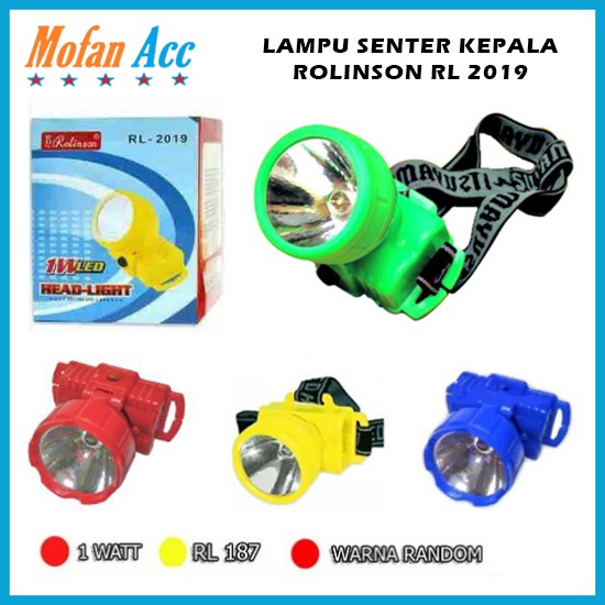 Senter Kepala Headlamp Original Lampu Terbaik Warna Kuning Bagus V9D3 HeadLight Rechargeable Waterpr