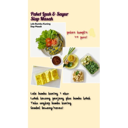 

lauk & sayur komplit