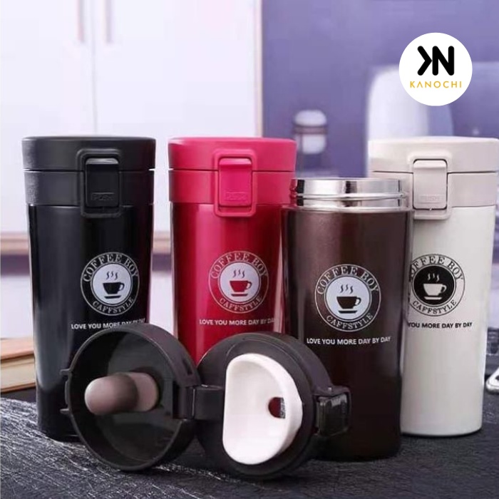 Thermos Kecil Mini Termos kopi Stainless Steel Vacum Tumbler 380ml