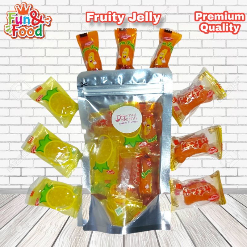 

Fruity Jelly Permen Naraya Aneka Rasa Buah Jeruk, Nenas & Jagung Mixed Kualitas Premium