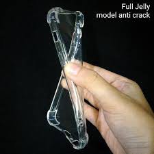 Case Jelly Anti Crack Bening All Tipe Brand HP