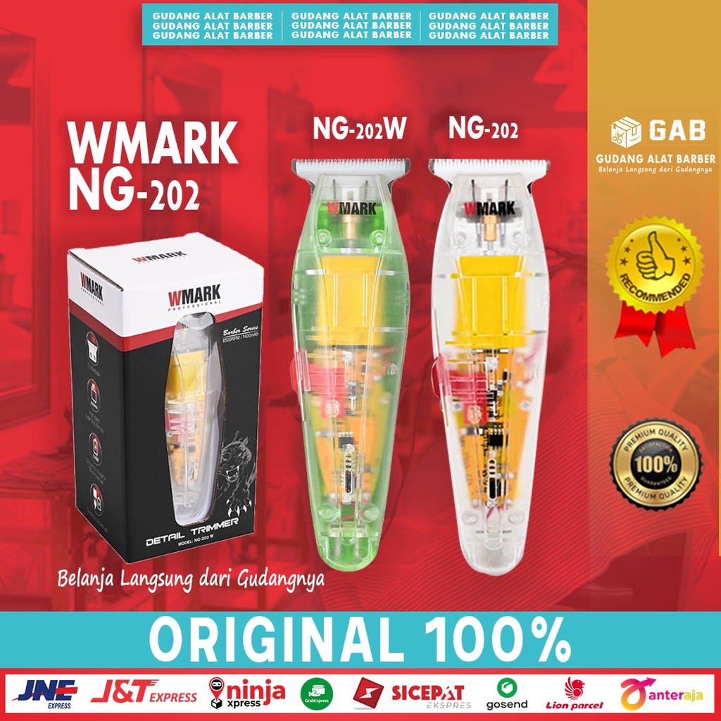 Hair Trimmer Wmark NG 202 Alat Mesin Cukur Rambut Barbershop Clipper
