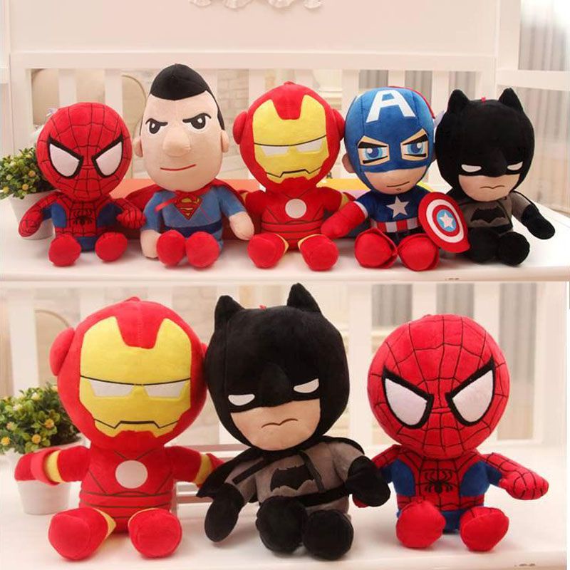 Boneka Plush Model Avenger Spiderman untuk Hadiah 27cm