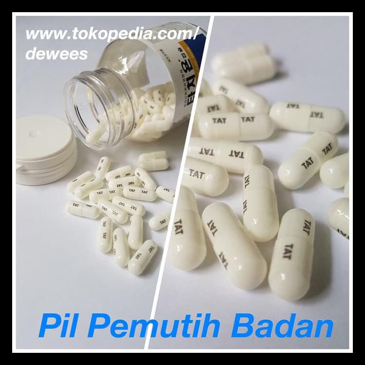 PIL PEMUTIH BADAN TAT (TATHIONE KOREA) ORIGINAL ISI 30 TERBATAS 