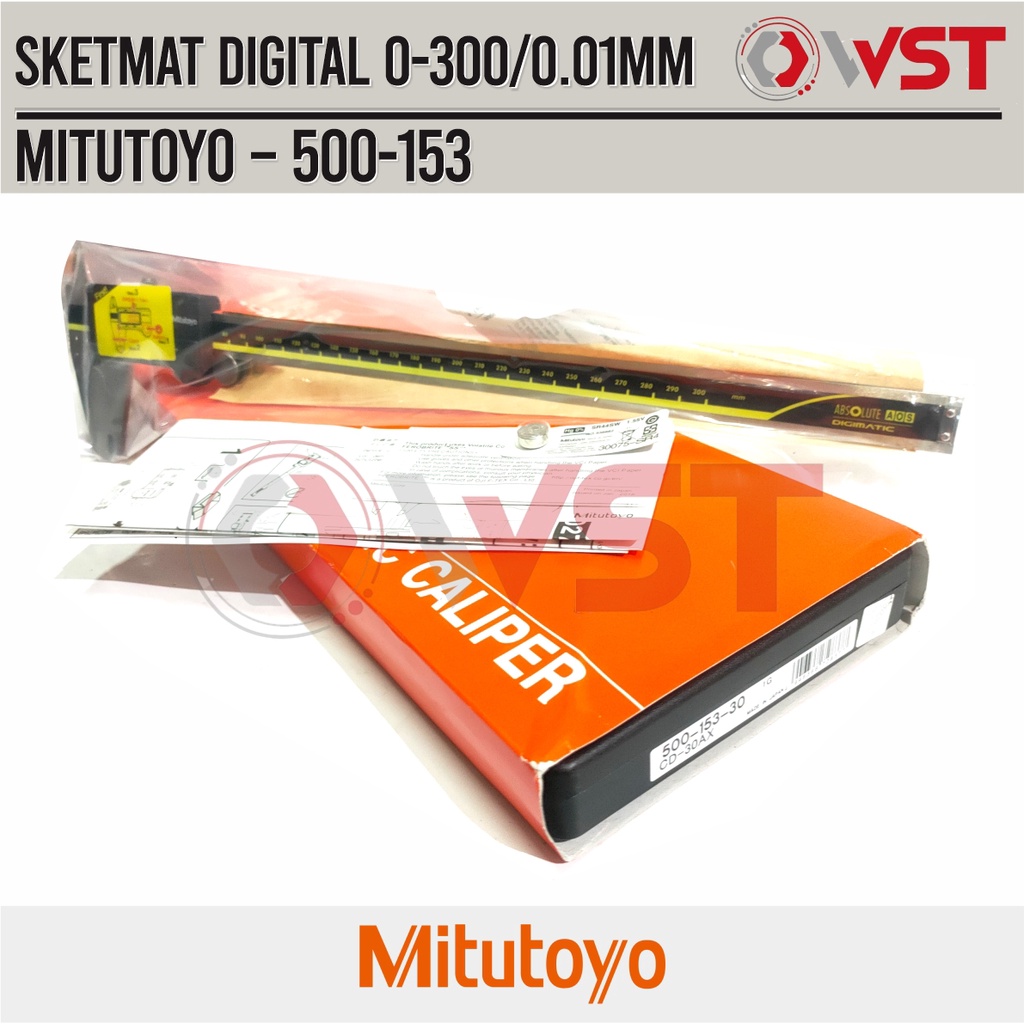 Digital Vernier Caliper MITUTOYO 500-153-30 / Sketmat Digital 0-300mm