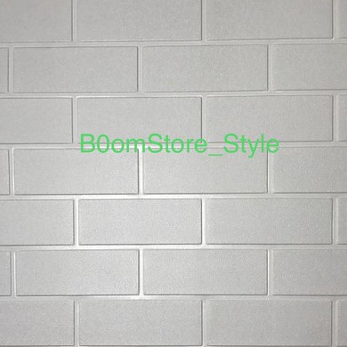 Wallpaper dinding 3D Foam bata motif kulit jeruk