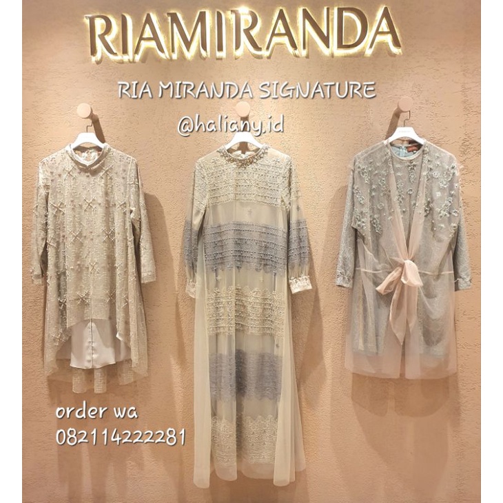 SALE AGIAH TUNIK , INDAK TUNIK , ZAKIA DRESS SIGNATURE AT MASARI 2022 RIA MIRANDA
