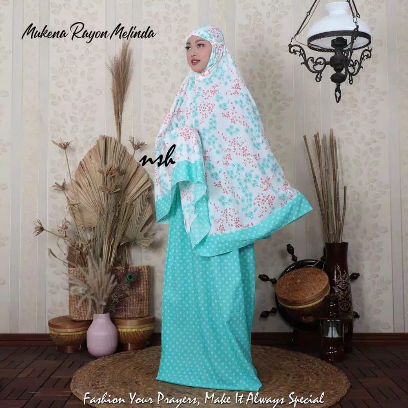 Mukena Katun Jepang Kembang Rayon