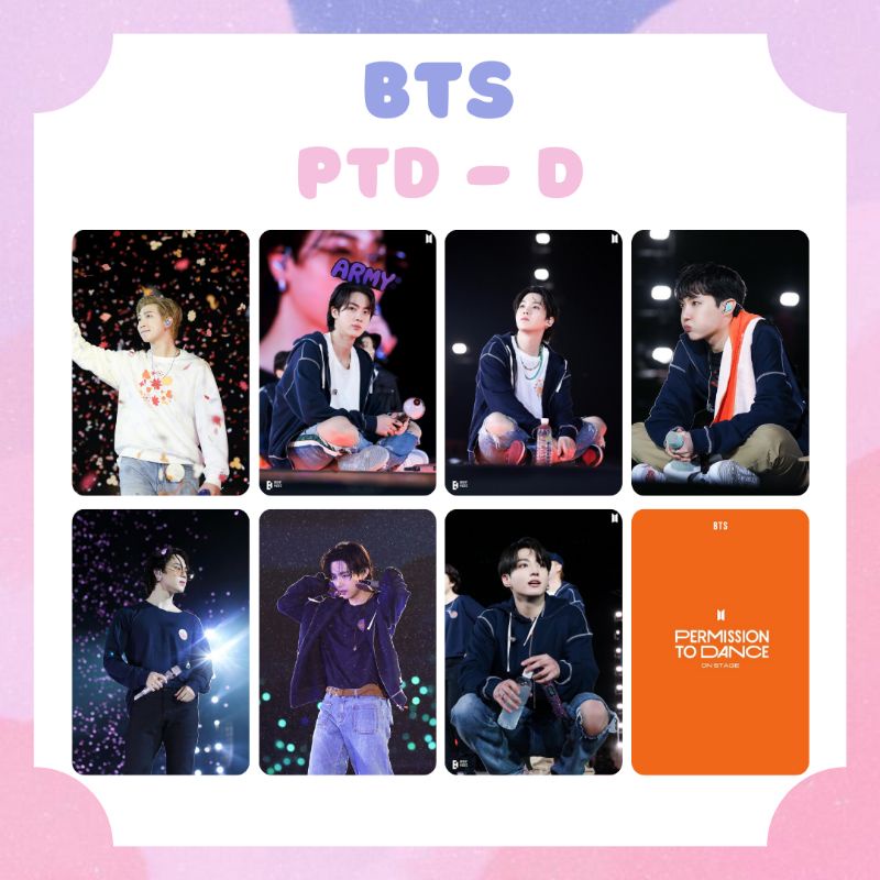 [BTS] PHOTOCARD BANGTAN  BTS PREMISSION TO DANCE
