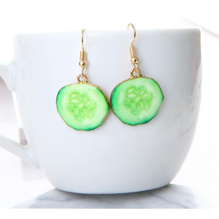 ★ODS★ FA28  Anting Piercing Desain Aneka Buah Bahan Akrilik Gaya fashion  Korea  Wanita