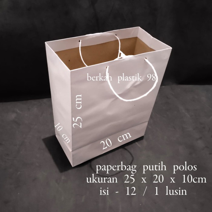 

READY COD Paperbag polos uk 20 x 25 , kantong kertas goodie bag GRATIS ONGKIR