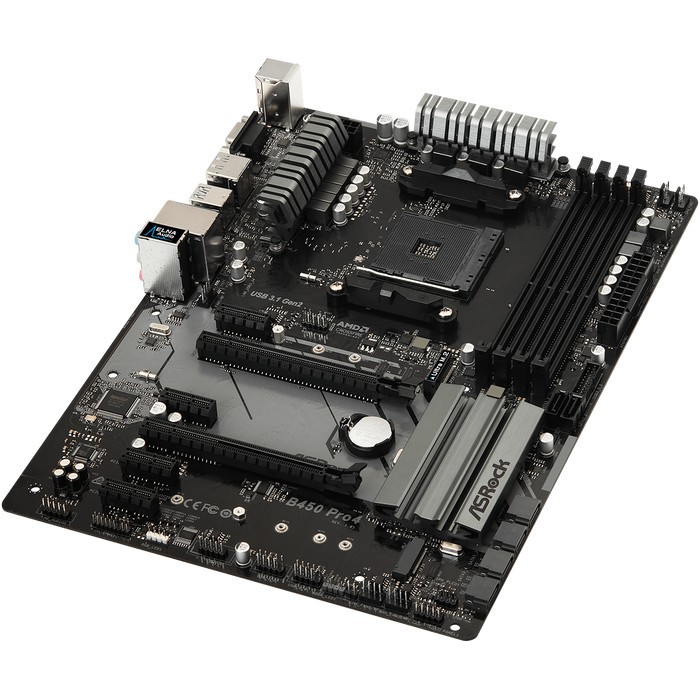 MOTHERBOARD ASROCK CHIPSET AMD B450 PRO4 SOCKET AM4