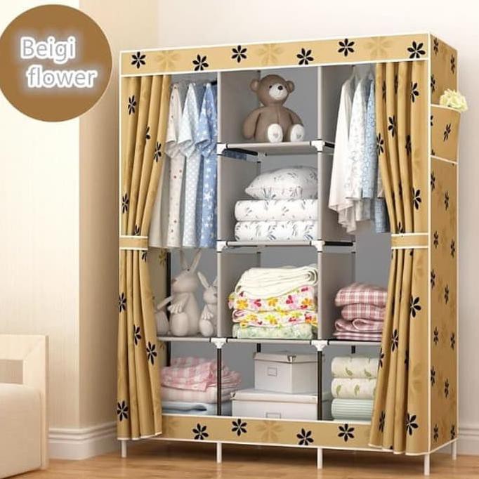 Lemari Plastik / Lemari Pakaian Plastik / Lemari Portable