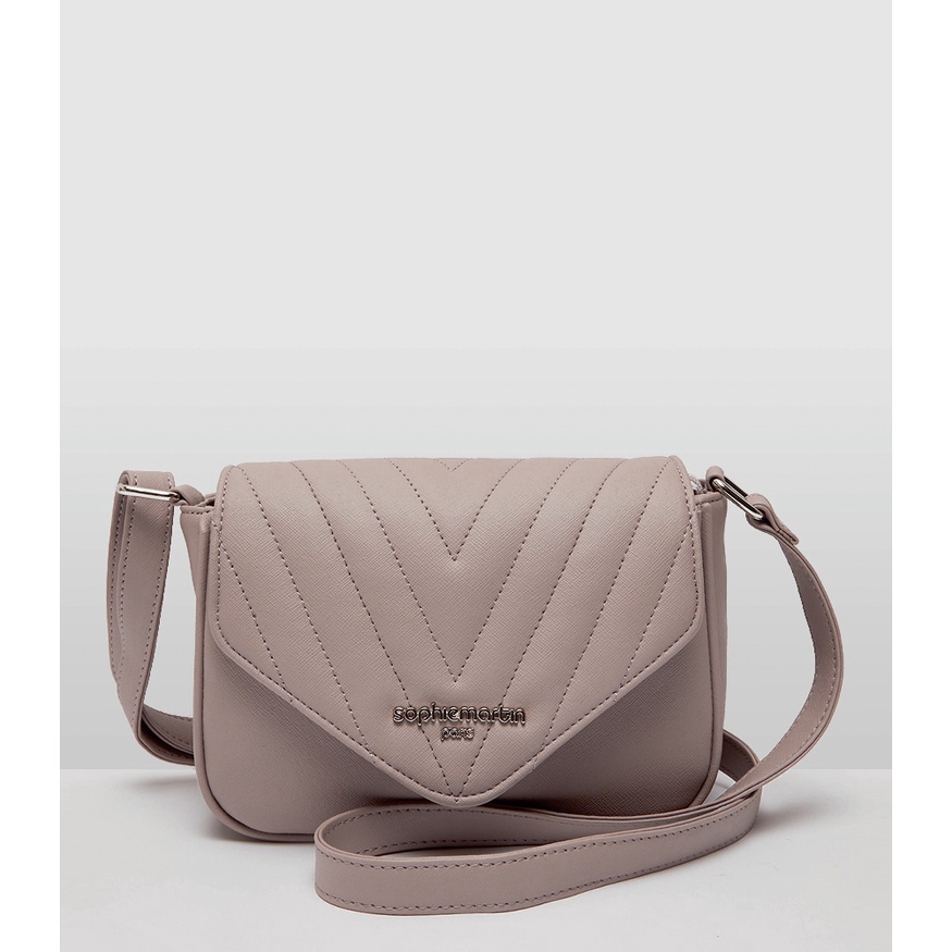 TAS SELEMPANG WANITA IMPORT SOPHIE PARIS ORIGINAL JUSTICIA GREY  = T8739N1   TAS PROMO