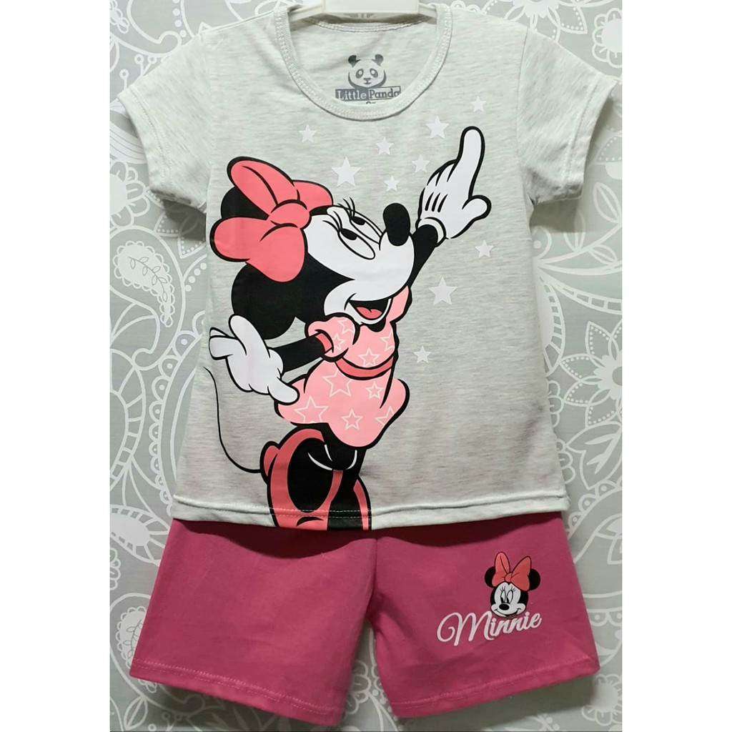 Setelan Anak Perempuan Minnie Mouse 1-10 Murah | Set Anak Perempuan Murah-StarMisty