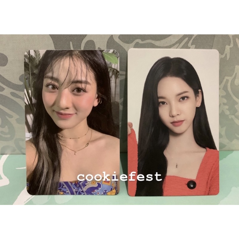 PHOTOCARD Jihyo TWICE Taste of Love Karina AESPA Mediheal (WAJIB READ CAPTION)