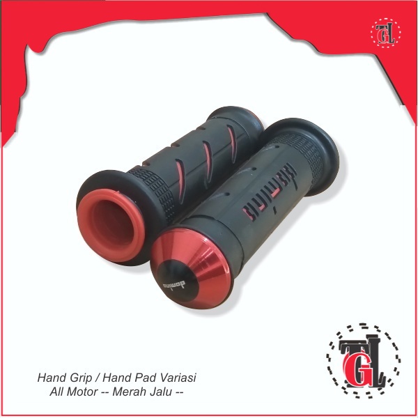 Hand Grip / Hand Pad Variasi All Motor -- Merah Jalu --