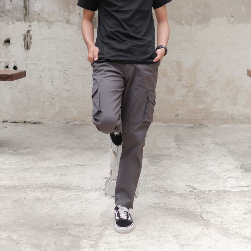 CELANA CARGO PRIA GREY OLD SLIMFIT / SIZE BIG LENGKAP/ CELANA GUNUNG / CELANA PDL PRIA / CELANA HYPE BEST MODERN / CELANA GUNUNG MODERN DAN TERBARU / BISA BAYAR DI TEMPAT / LEOPED.ID