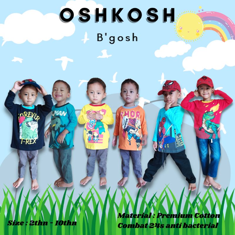 Kaos Anak OShKOSH Lengan Panjang