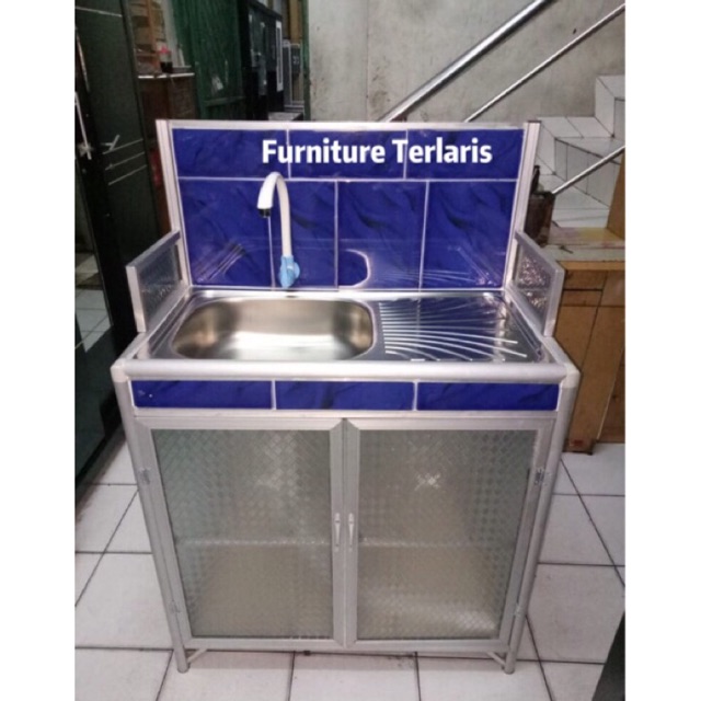 RAK CUCI PIRING WASTAFEL DAN MEJA KOMPOR KRAMIK KACA 2 RAK CUCI PIRING WASTAFEL DAN MEJA KOMPOR KRAMIK KACA 2