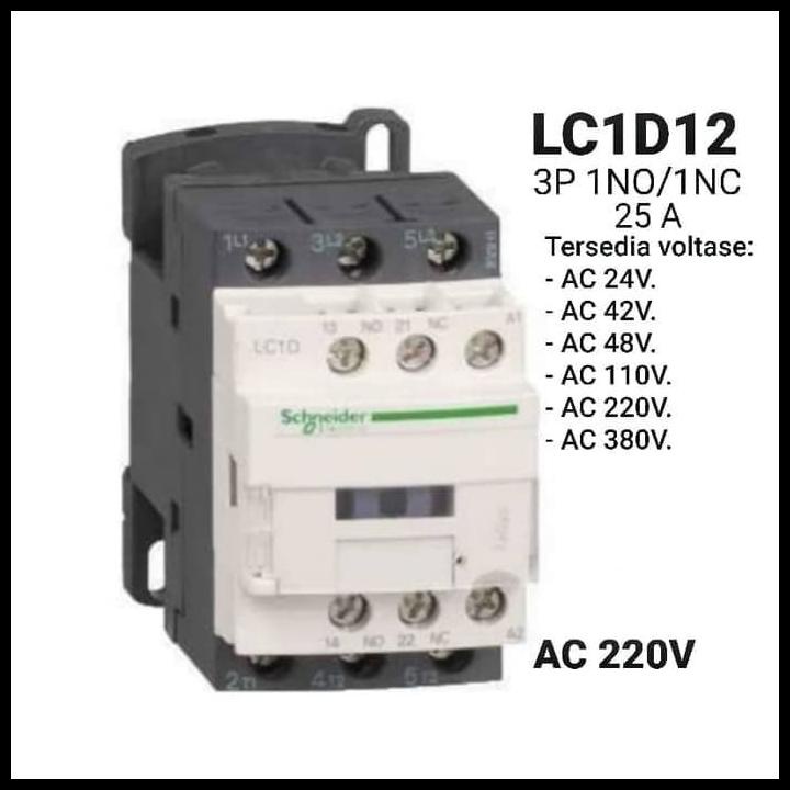 Kontaktor Magnet Lcid-12M7 220V Terbaru