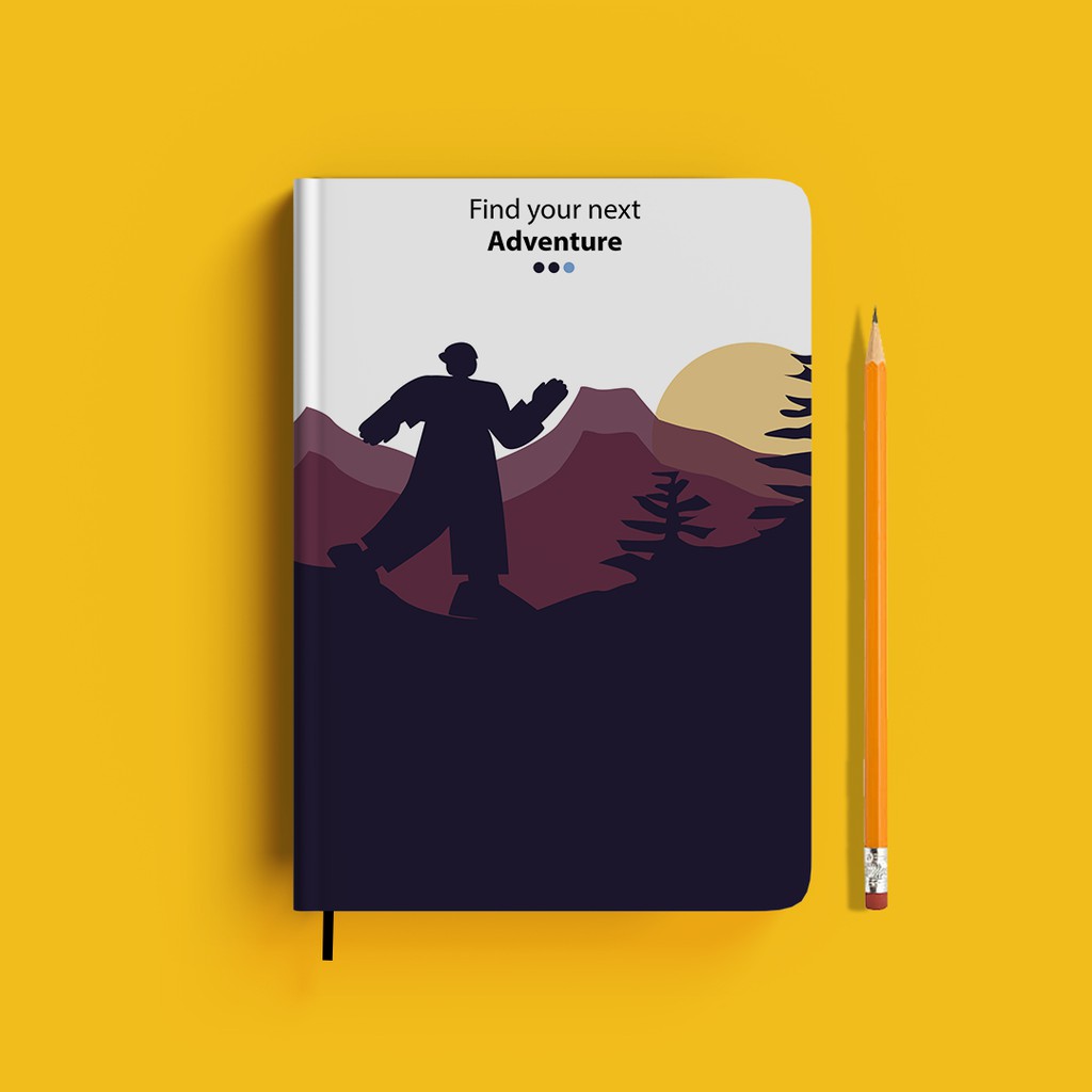 

Buku Catatan Bergaris Tebal A5 100 Lembar Sampul Hardcover-18