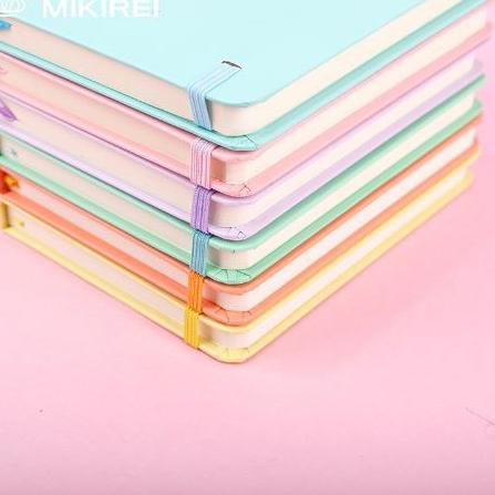

[PROMO FCI79] Macaroon Hardcover Notebook A5 A6 / Buku Catatan Agenda Warna Pastel Lucu Macaron Harga Obral