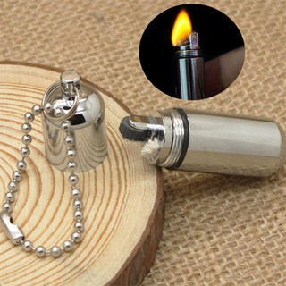 Korek Api Mini Portable Gantungan Kunci Waterproof Oil
