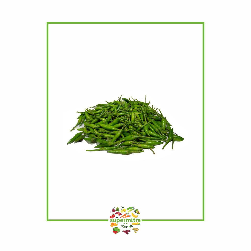 

Cabe rawit hijau ( 250 gr )