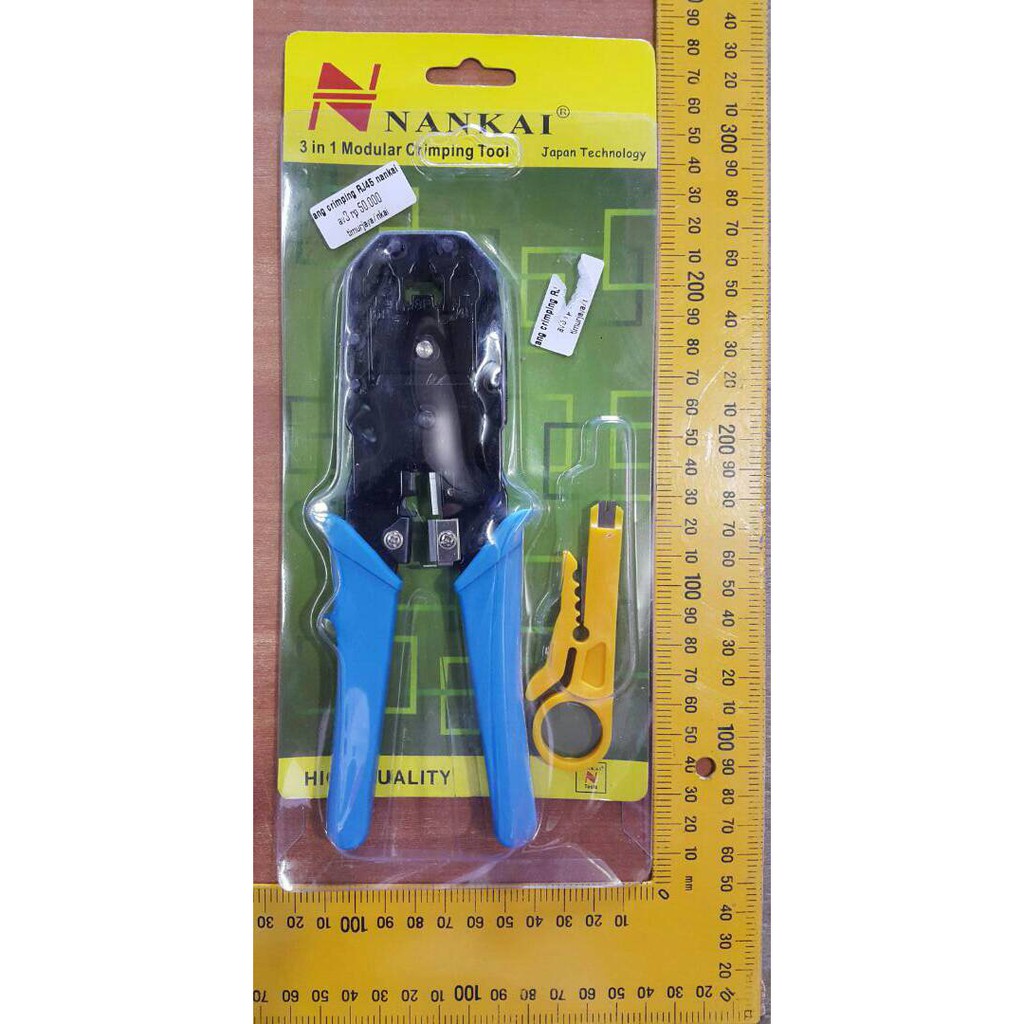 3 IN 1 MODULAR CRIMPING TOOL NANKAI / KRIMPING TOOL RJ 45 DAN RJ 11