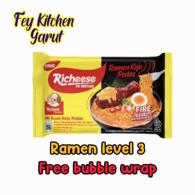 

Mie Richeese Ramen/Goreng Level 0 3 5