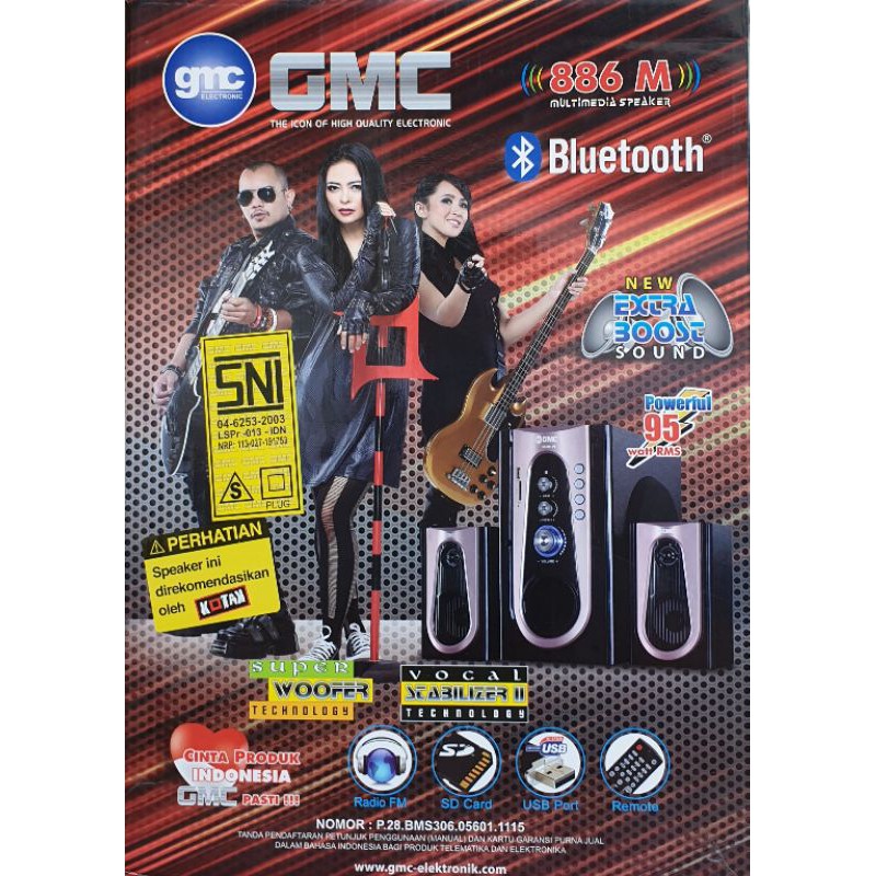 Speaker GMC 886M / Speaker Bluetooth