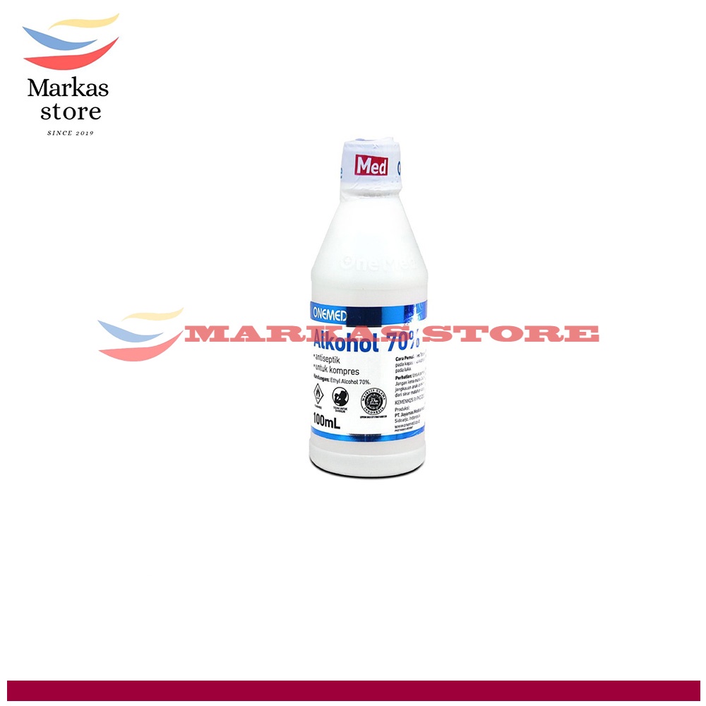 Alkohol 70% 100ml Onemed / Alkohol Onemed 100ml 70% / Antiseptik 70% 100ml