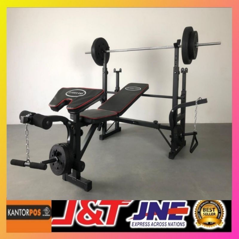 Jual bench press multi FC 710 pro(original)alat angkat beban-bench pres