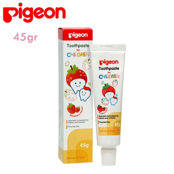 Pigeon Children Toothpaste Orange 45gr / Odol gigi / pasta gigi / tooth paste / tooth gel / sikat gigi