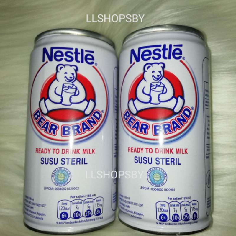 

Bear brand bearbrand (ECER) instan surabaya gojek grab 189ml