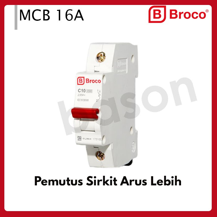 BROCO MCB 16A - 1P 17316C