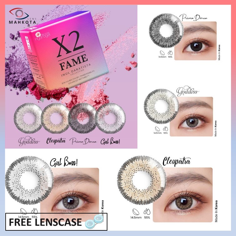 SOFTLENS X2 FAME / NORMAL &amp; MINUS (-0.50 s/d -3.00) By EXOTICON /14.5MM / Softlen Soflen Soflens