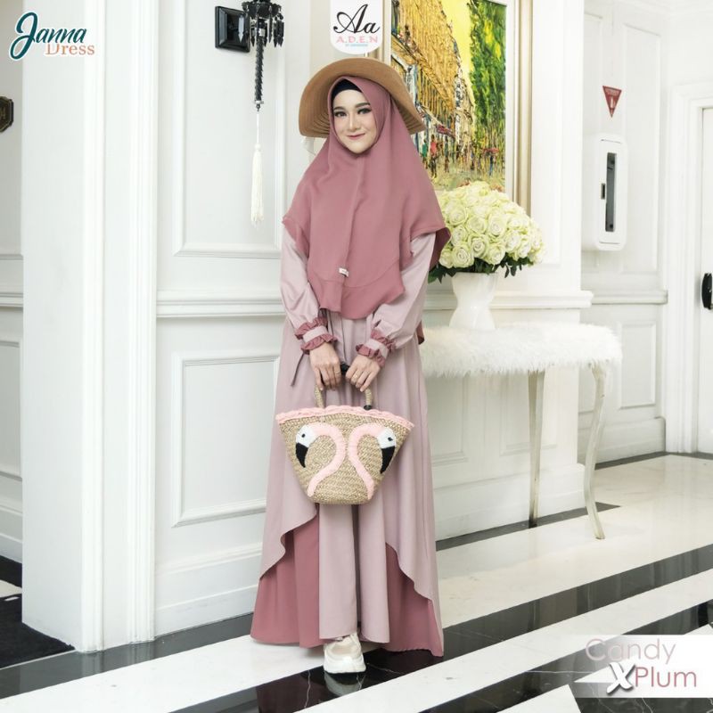 Gamis Syati Janna Dress by Aden Hijab ORI