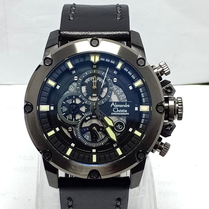jam tangan pria sport merk Alexandre Christie AC 6416 MC | HAWAII