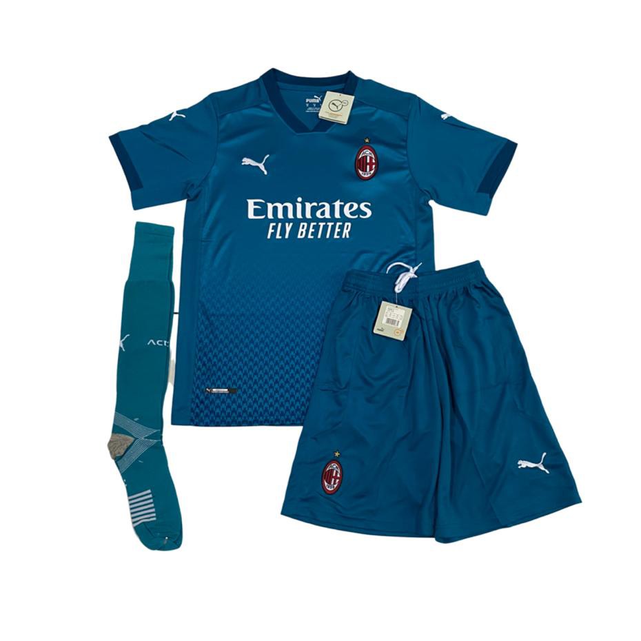 FULLSET MILAN THIRD NEW 2020-2021 | FULLSET MILAN 3RD | JERSEY MILAN THIRD