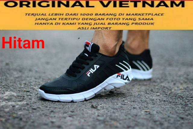 ORI SKECHERS GORUN 400 SPORT LACE UP MEN SEPATU PRIA ORIGINAL - HITAM, 44