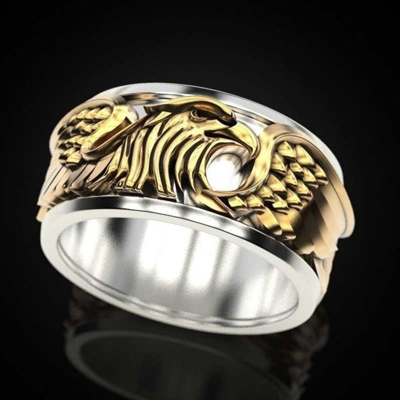 [Ready Stock]New 18K Ring Power Style Personalized Creative