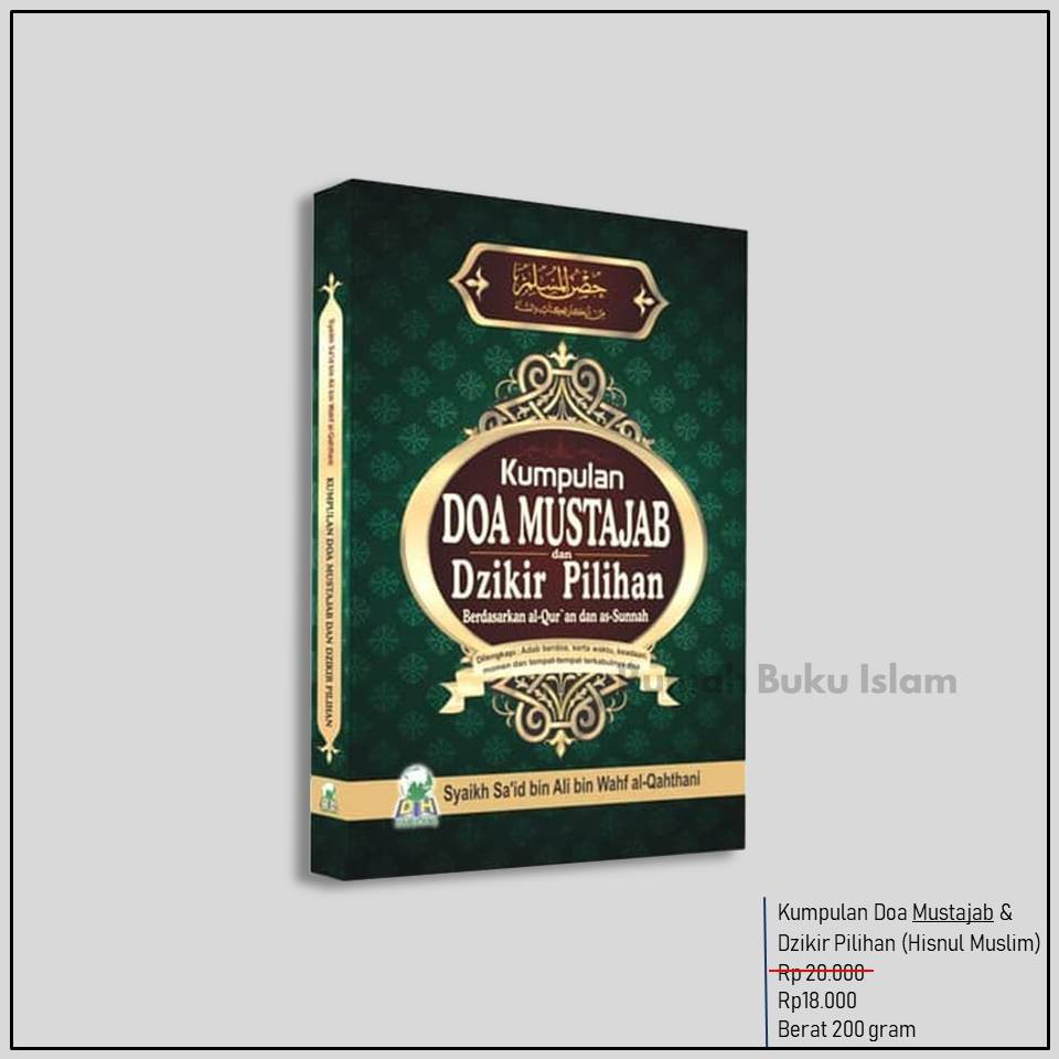 Jual Buku Saku Kumpulan Doa Mustajab Dan Dzikir Pilihan Hisnul