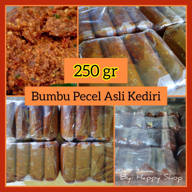 

BUMBU SAMBEL PECEL ASLI KEDIRI (PECEL MT Kediri) 250 GR