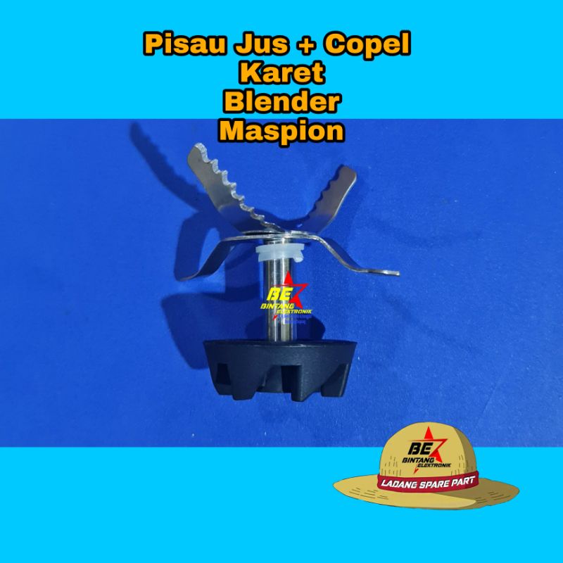 Pisau Jus Plus Copel Karet Blender Maspion Pisau dan Kopel Maspion