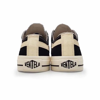  VENTELA  Public 76 Low Black Natural Sepatu  Sneakers 