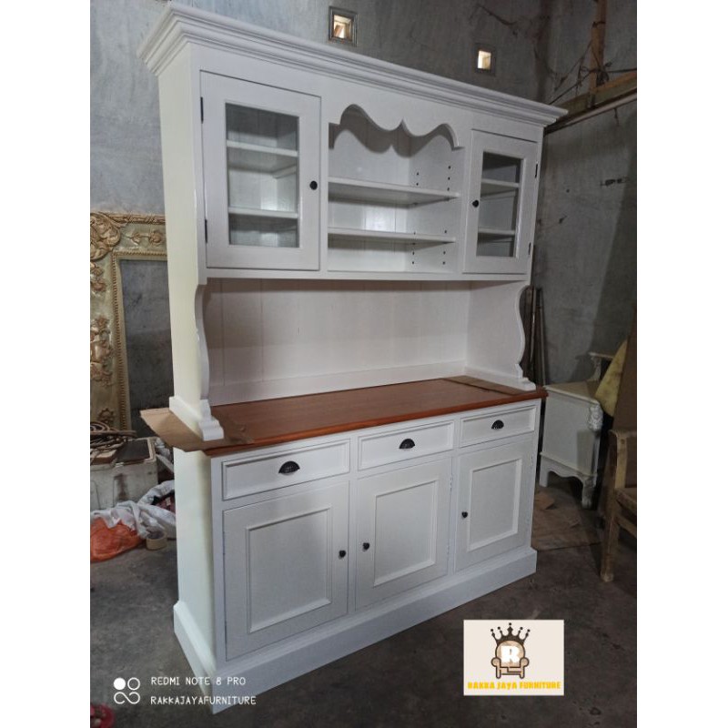 BUFET DAPUR MINIMALIS DUCO GLOSY