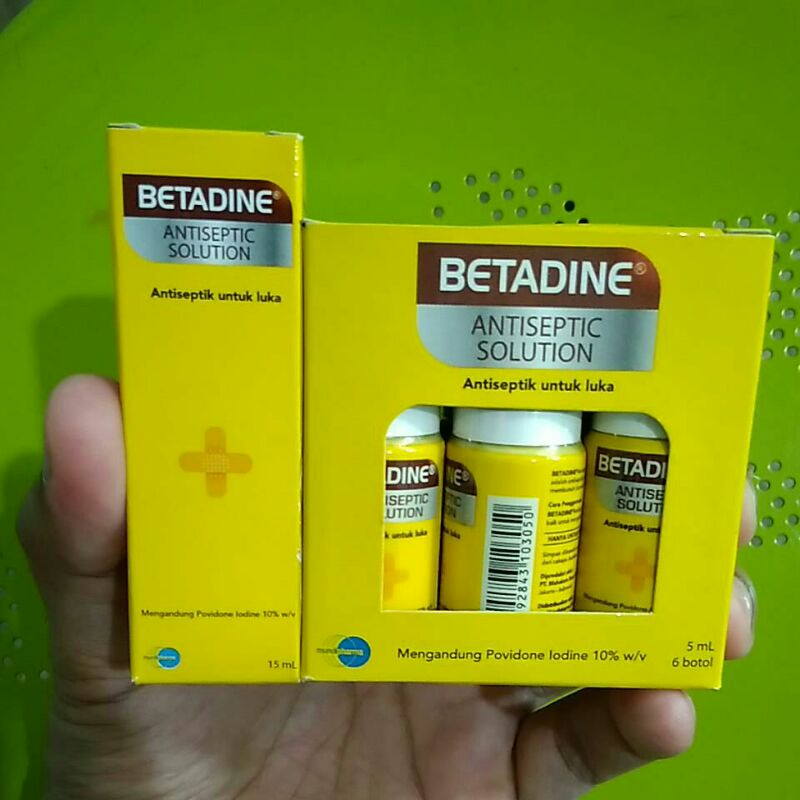 Betadine Cair Antiseptik Pembunuh Kuman Infeksi