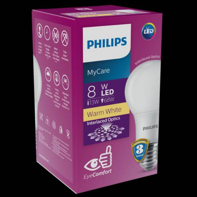 Philips Lampu Led 8 Watt